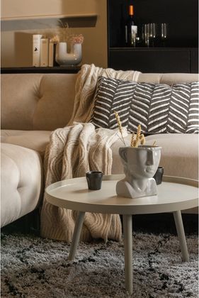 WOOOD Mesa Beige Bijzettafel