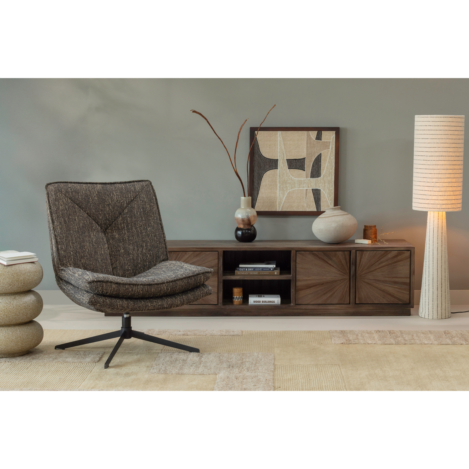 WOOOD Milaro Draaifauteuil