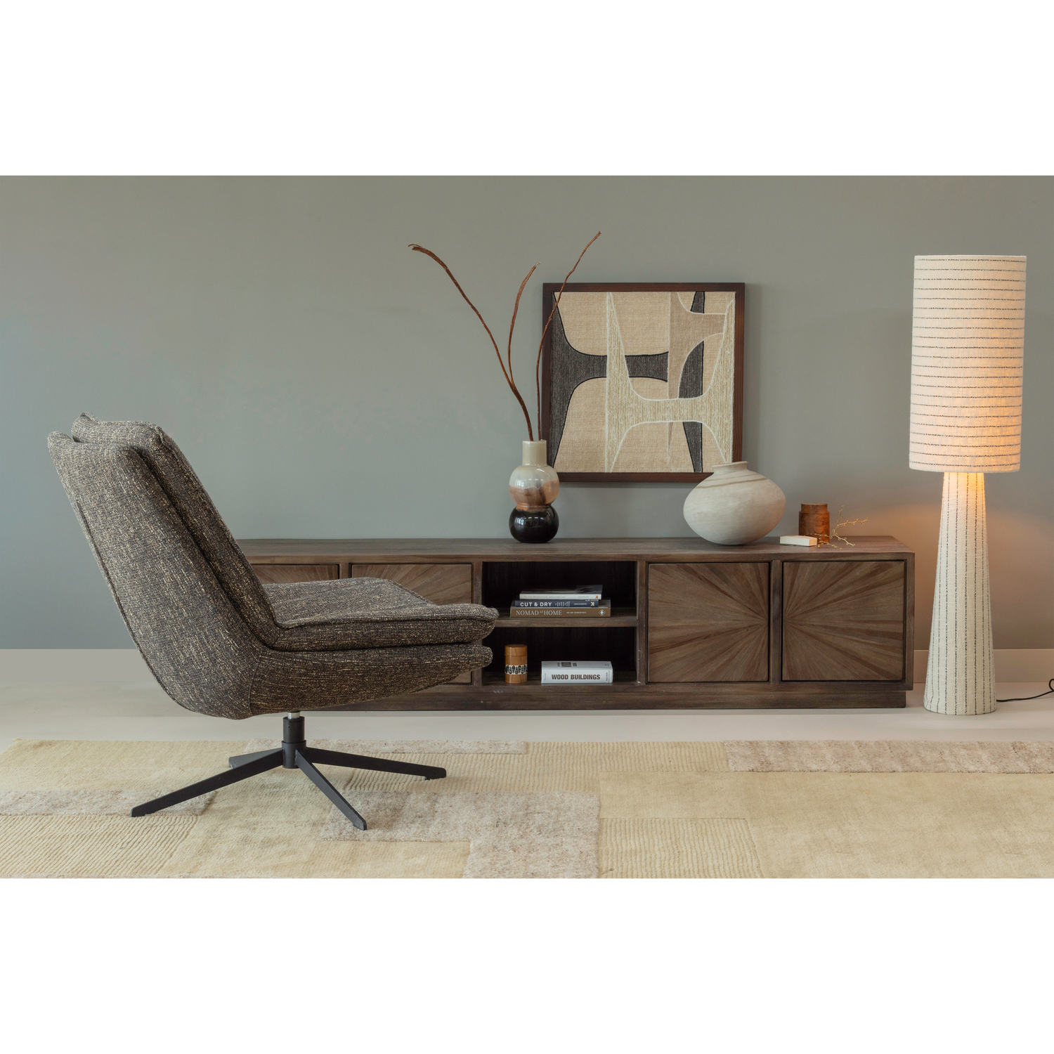 WOOOD Milaro Draaifauteuil