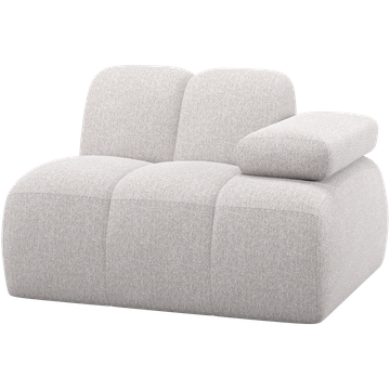 WOOOD Mojo 1-Zits Bouclé Elementenbank