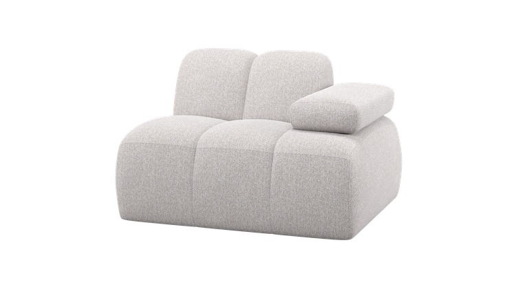 WOOOD Mojo 1-Zits Bouclé Elementenbank