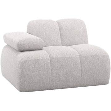 WOOOD Mojo 1-Zits Bouclé Elementenbank