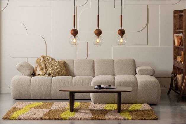 WOOOD Mojo Bouclé Chaise Longue Bank