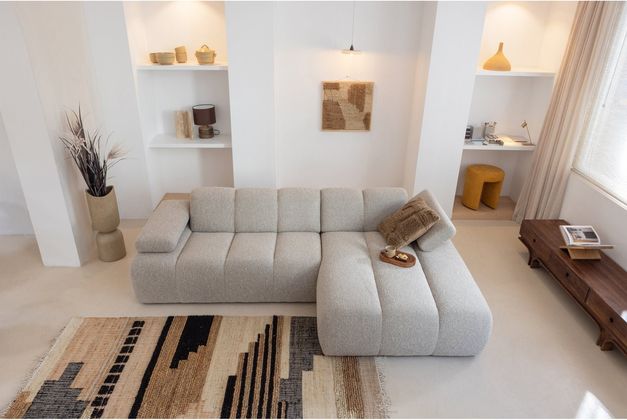 WOOOD Mojo Bouclé Chaise Longue Bank