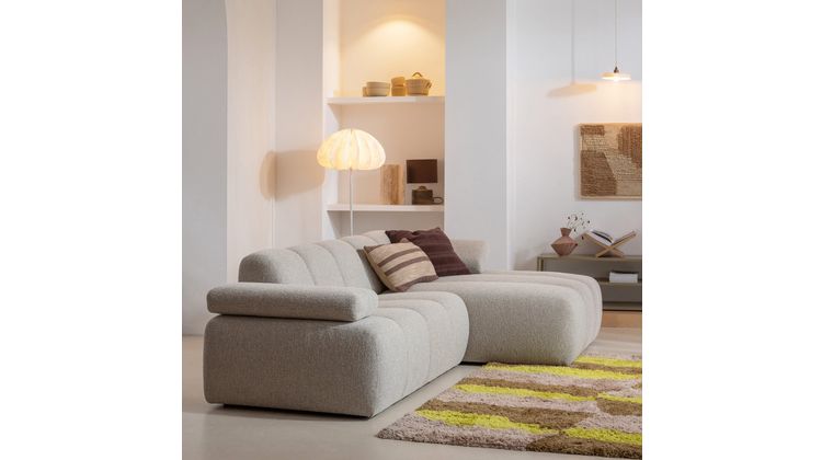 WOOOD Mojo Bouclé Chaise Longue Bank