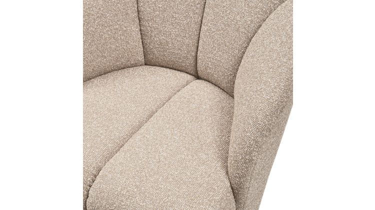 WOOOD Mojo Bouclé Draaifauteuil