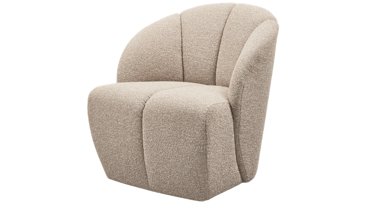 WOOOD Mojo Bouclé Draaifauteuil