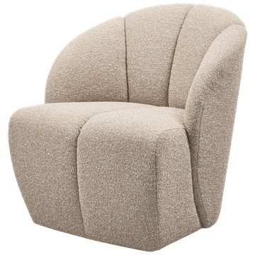 WOOOD Mojo Bouclé Draaifauteuil