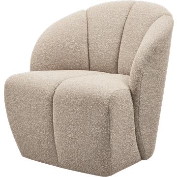 WOOOD Mojo Bouclé Draaifauteuil