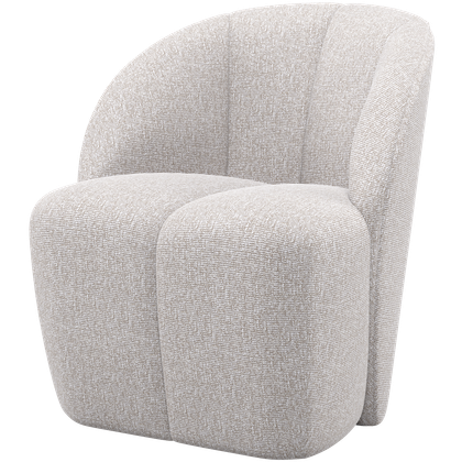 WOOOD Mojo Bouclé Draaifauteuil
