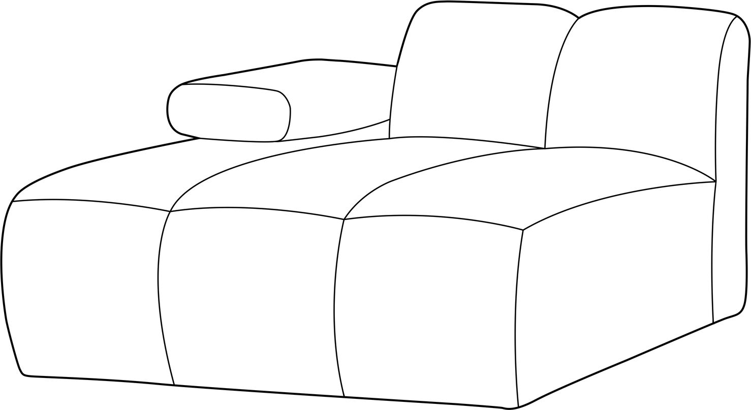 WOOOD Mojo Rib Chaise Longue