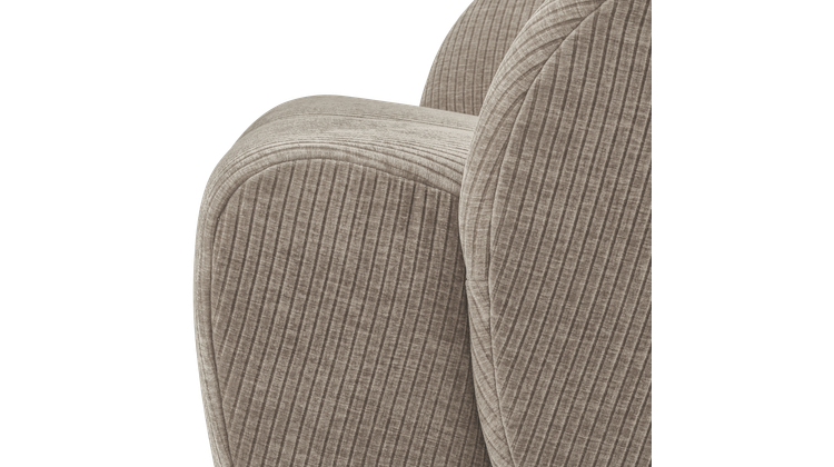 WOOOD Mojo Rib Draaifauteuil