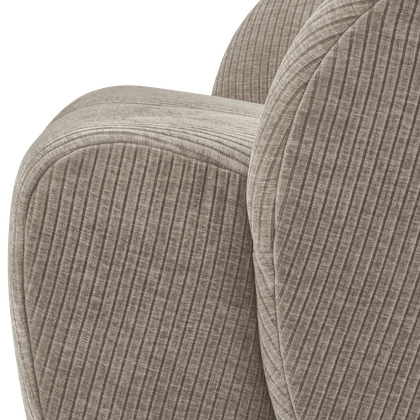 WOOOD Mojo Rib Draaifauteuil