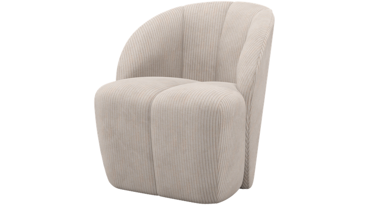 WOOOD Mojo Rib Draaifauteuil