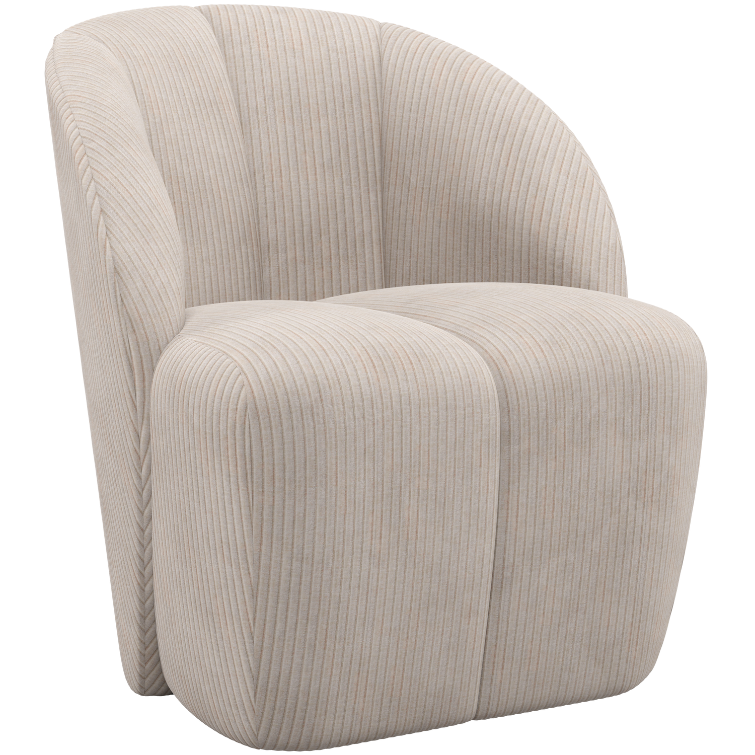 WOOOD Mojo Rib Draaifauteuil