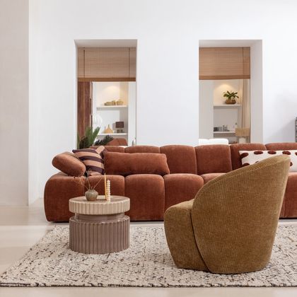 WOOOD Mojo Rib Draaifauteuil