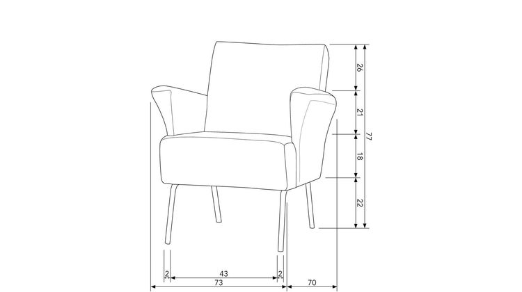 WOOOD Muse Fauteuil