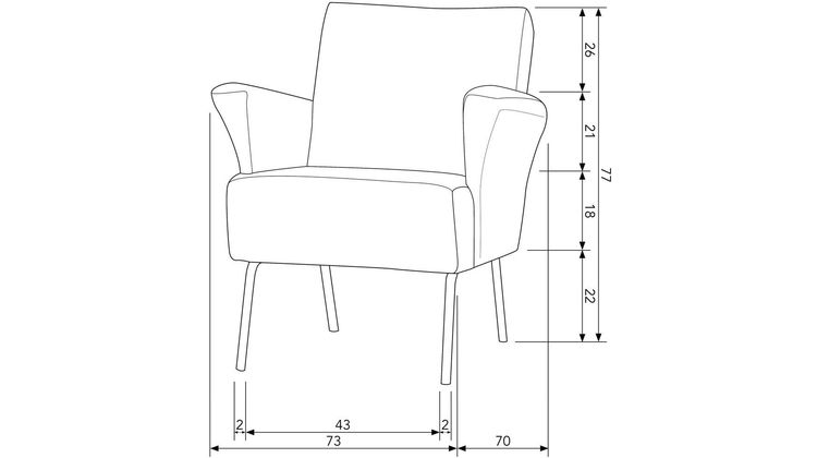 WOOOD Muse Fauteuil