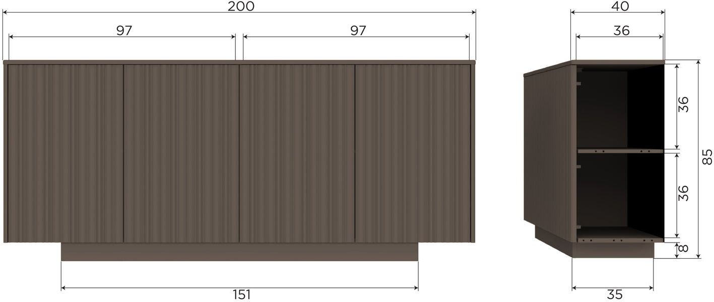 WOOOD Nova Dressoir