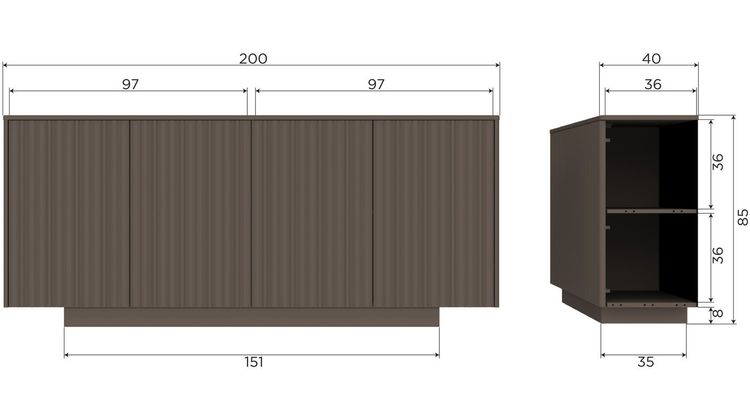 WOOOD Nova Dressoir
