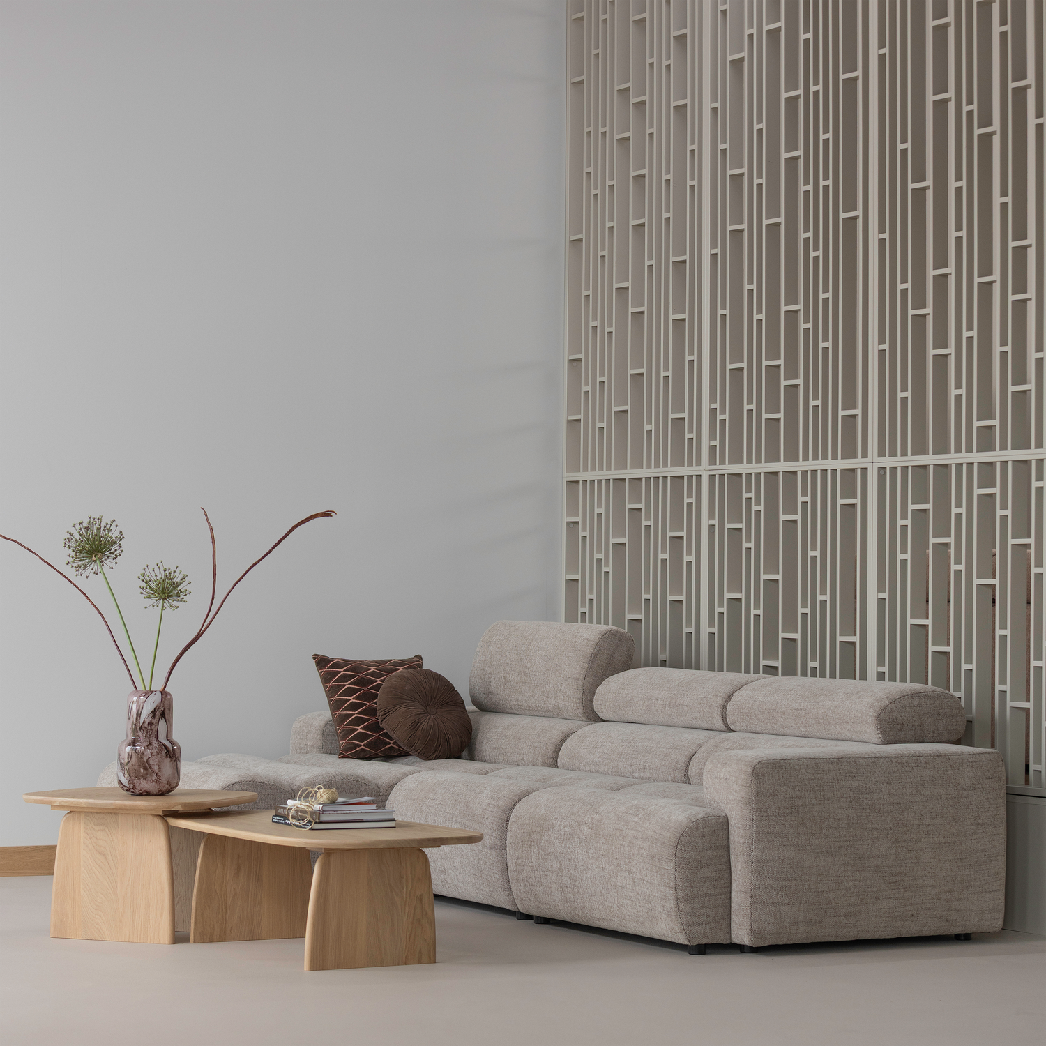 WOOOD Novi Chaise Longue Elementenbank