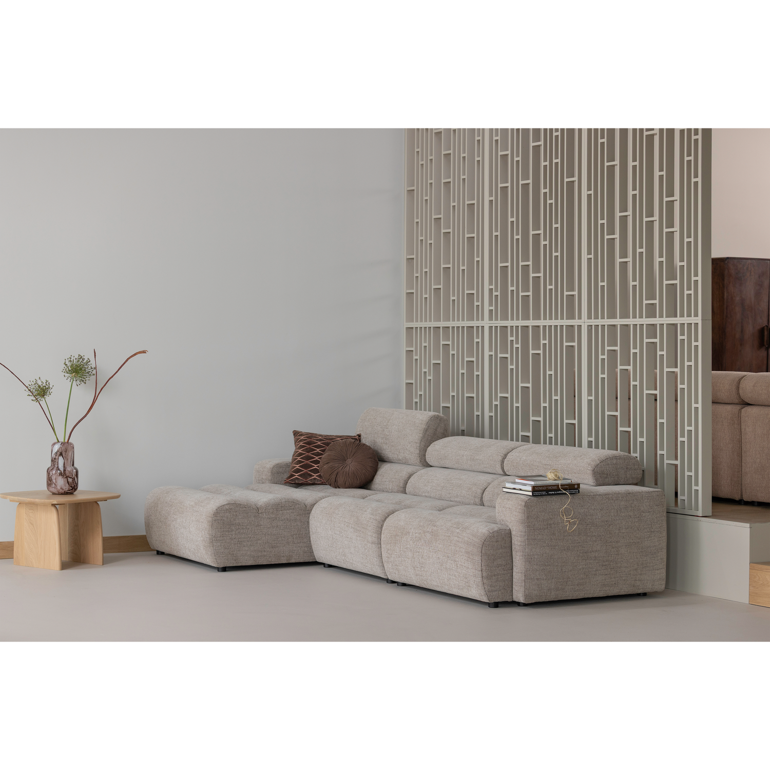 WOOOD Novi Chaise Longue Hoekbank