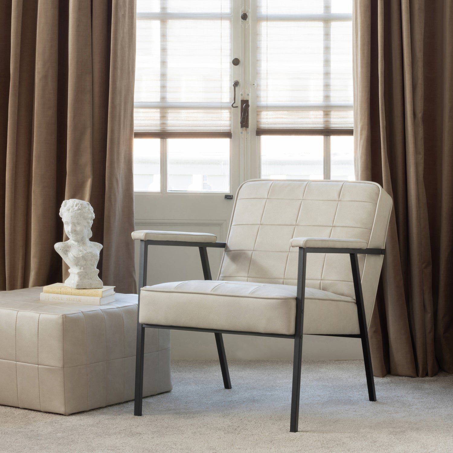 WOOOD Patchwork Poef