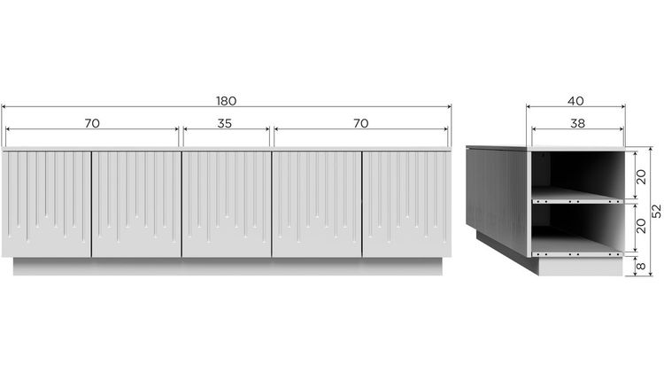 WOOOD Pencil Tv-meubel