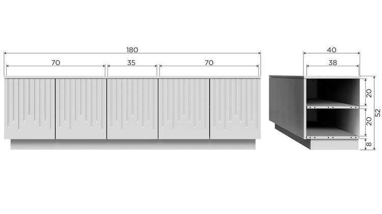 WOOOD Pencil Tv-meubel