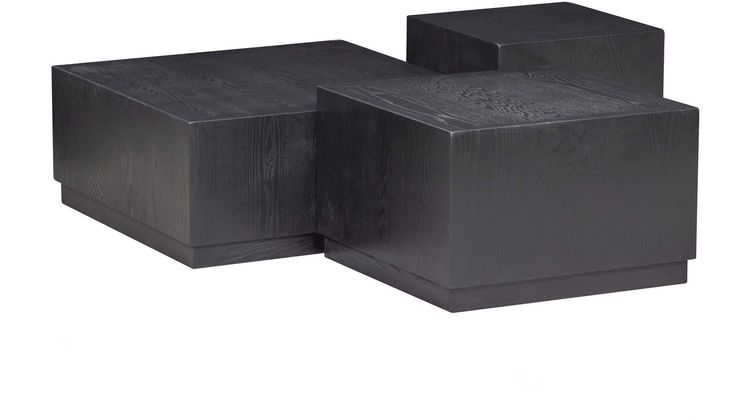 WOOOD Pim Set van 3 Bijzettafels