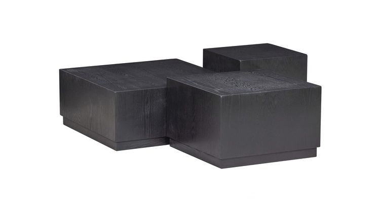 WOOOD Pim Set van 3 Bijzettafels