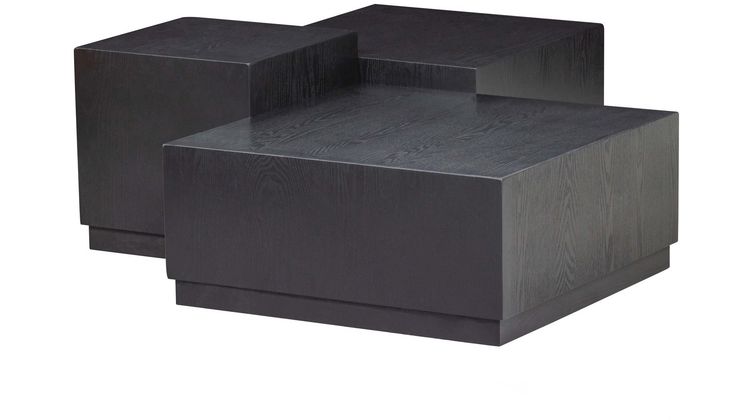 WOOOD Pim Set van 3 Bijzettafels