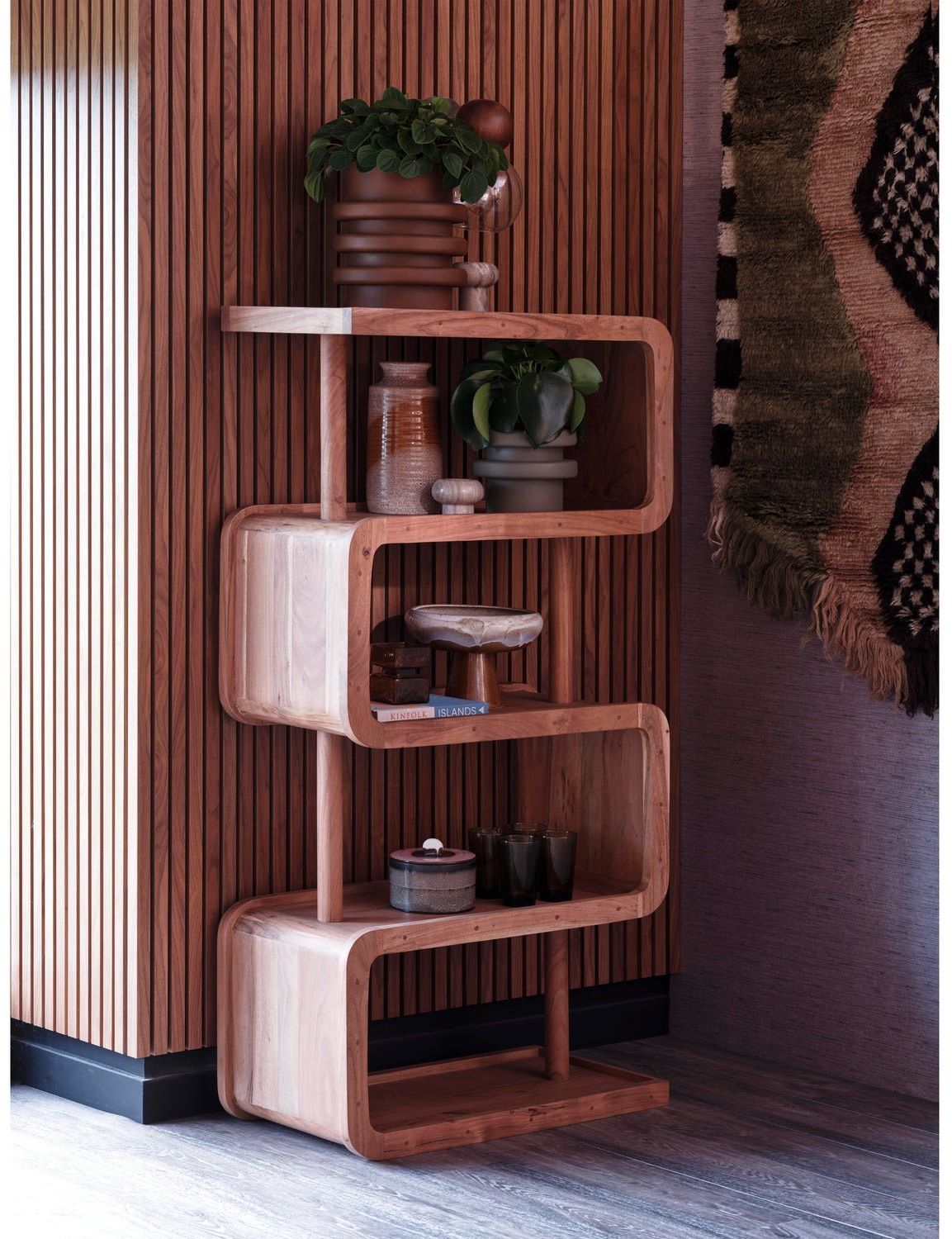 WOOOD Rattle Wandkast