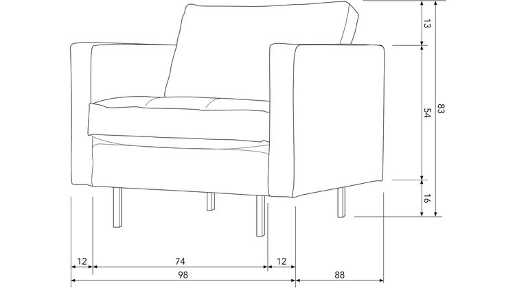 WOOOD Rodeo Classic Fauteuil