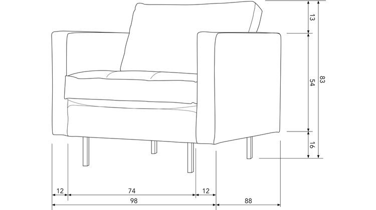 WOOOD Rodeo Classic Fauteuil