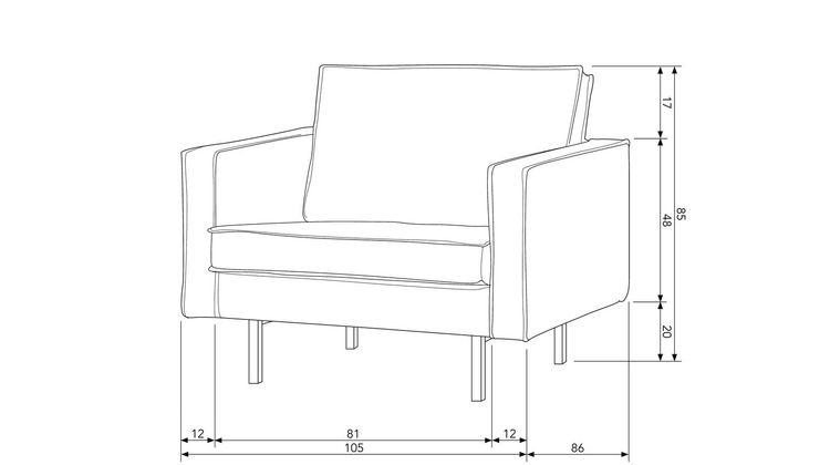 WOOOD Rodeo Fauteuil