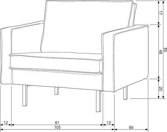 WOOOD Rodeo Fauteuil