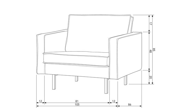 WOOOD Rodeo Fauteuil