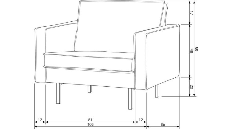 WOOOD Rodeo Fauteuil