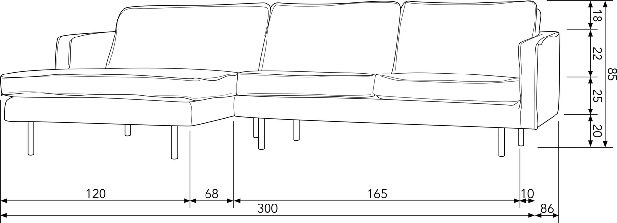 WOOOD Rodeo Links Loungebank