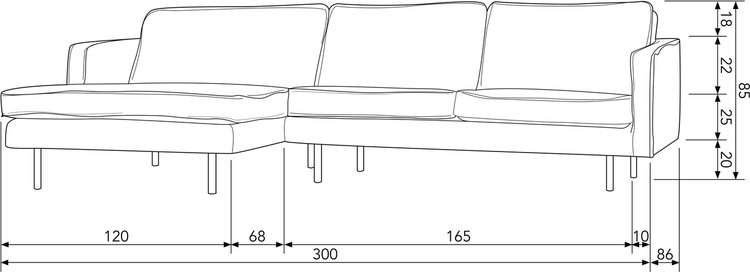 WOOOD Rodeo Links Loungebank