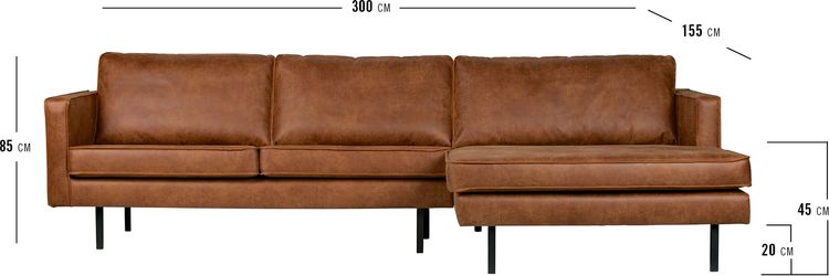 WOOOD Rodeo Rechts Loungebank