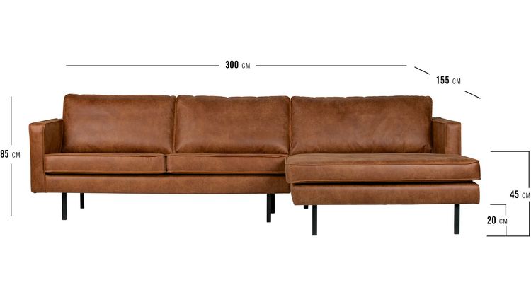 WOOOD Rodeo Rechts Loungebank
