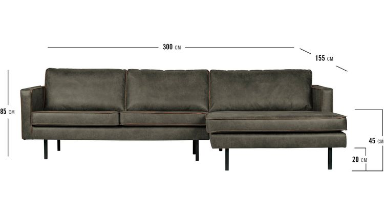 WOOOD Rodeo Rechts Loungebank