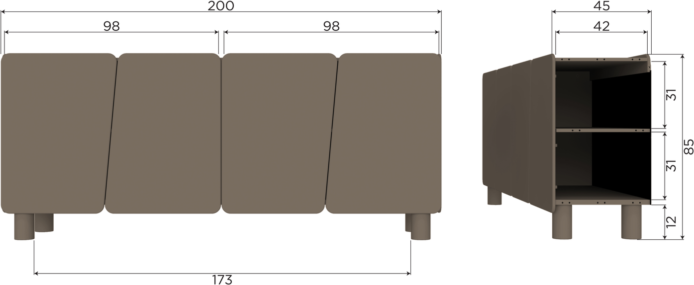 WOOOD Root Dressoir