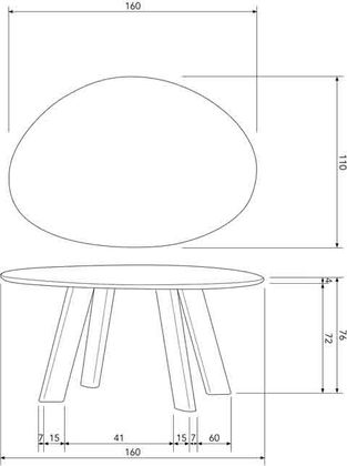 WOOOD Roundly Eettafel