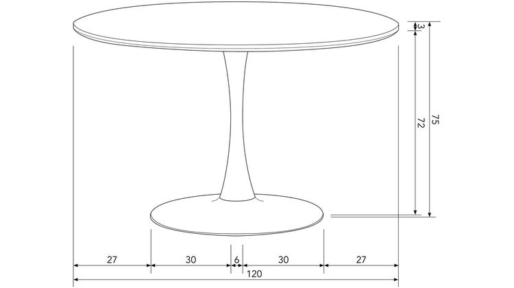 WOOOD Sammy Eettafel