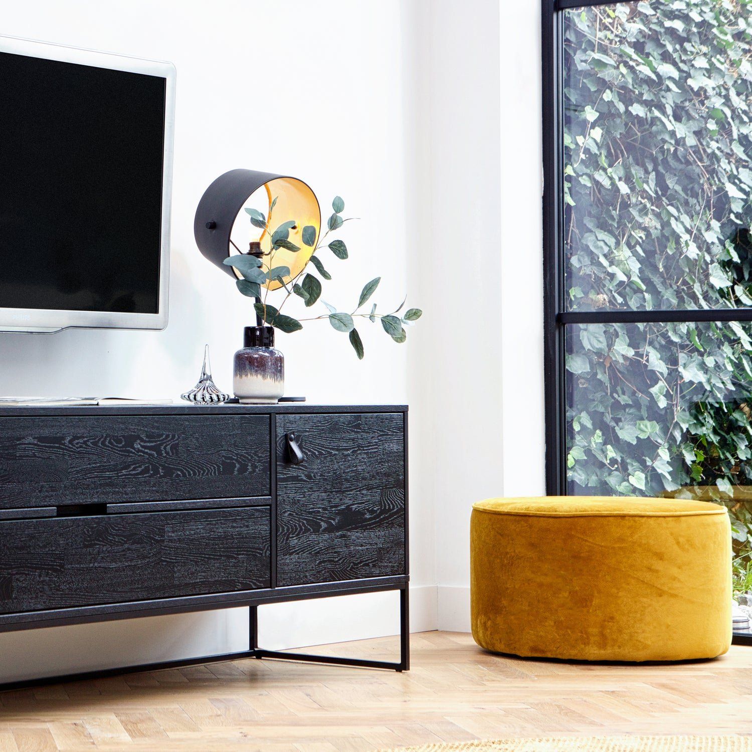 WOOOD Sara Laag Poef