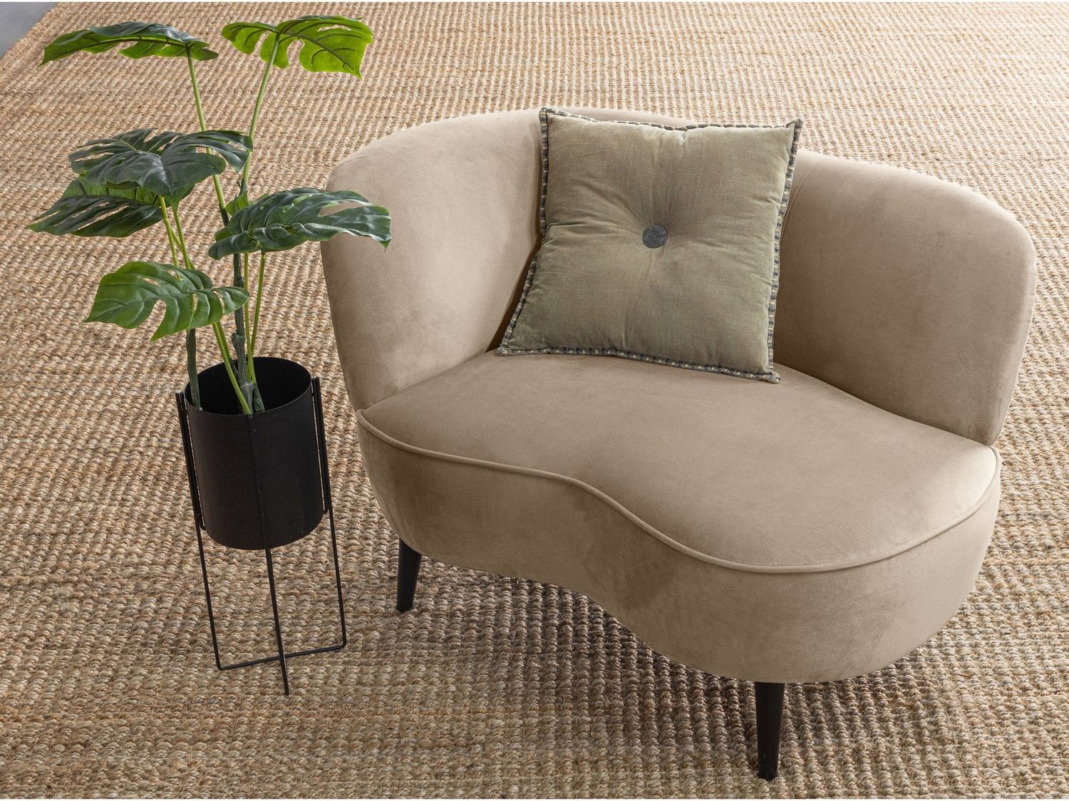 WOOOD Sara Links Lounge Fauteuil