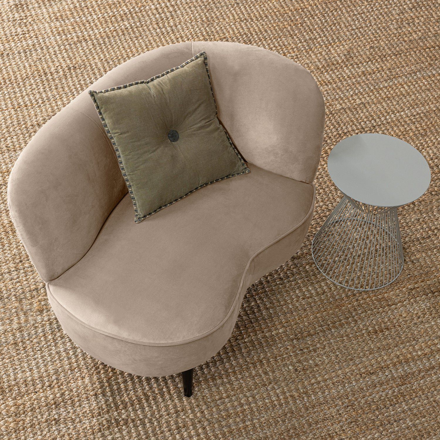 WOOOD Sara Rechts Lounge Fauteuil